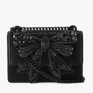 Kurt Geiger Black Beaded Crossbody Bag